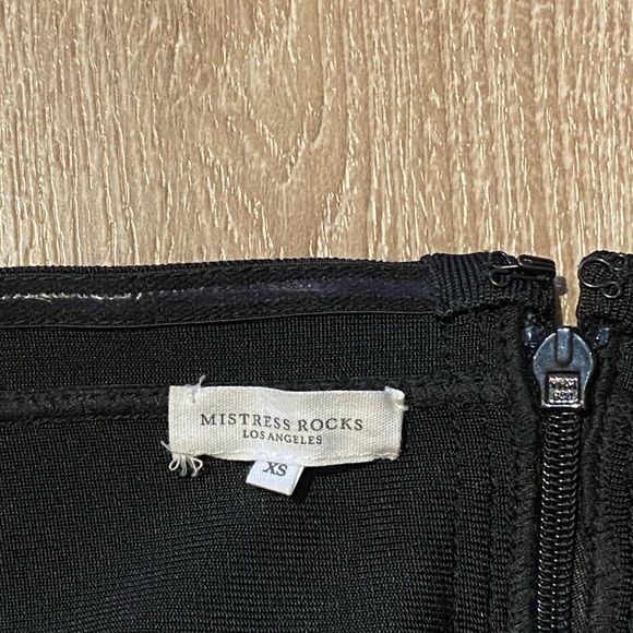 🖤Mistress Rocks Black Strapless Dress🖤 - Picture 4 of 6